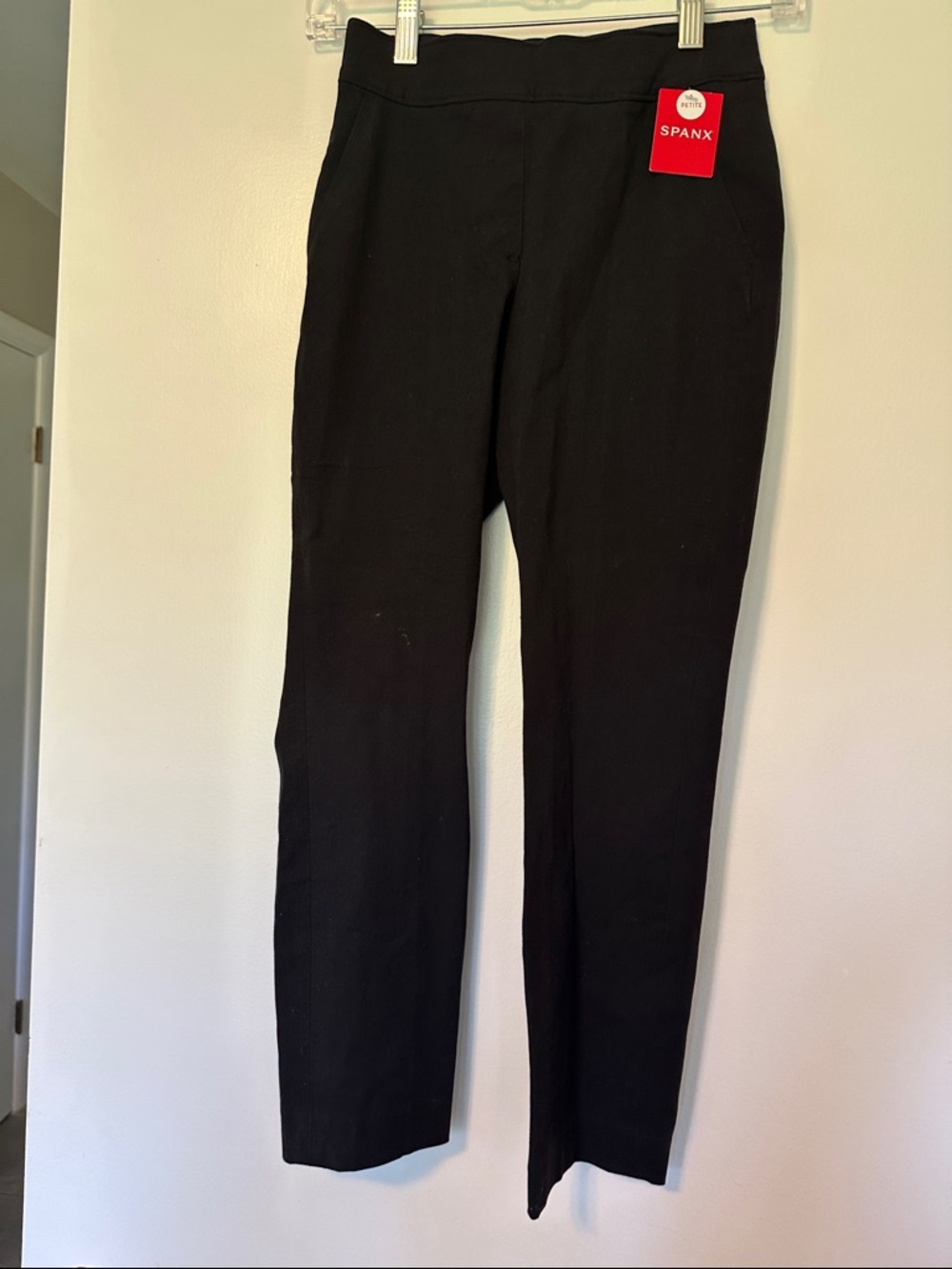 SPANX Black Slim Straight Leg Pants